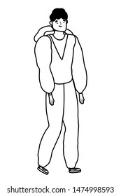 Isolated avatar man vector design
