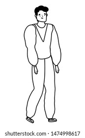 Isolated avatar man vector design