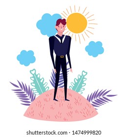 Isolated avatar man vector design
