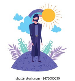 Isolated avatar man vector design