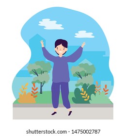 Isolated avatar man vector design