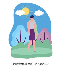 Isolated avatar man vector design