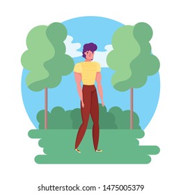 Isolated avatar man vector design