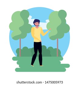 Isolated avatar man vector design