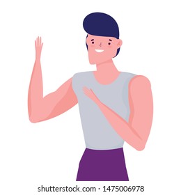 Isolated avatar man vector design