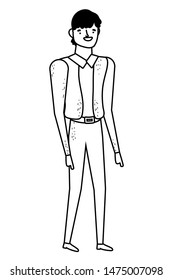 Isolated avatar man vector design