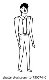 Isolated avatar man vector design
