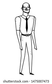 Isolated avatar man vector design