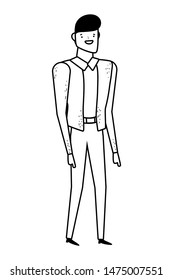 Isolated avatar man vector design