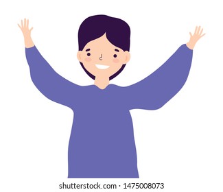 Isolated avatar man vector design