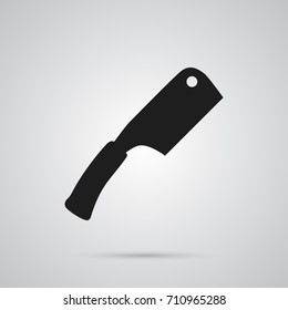 Isolated Axe Icon Symbol On Clean Background. Vector Kitchen Ax Element In Trendy Style.