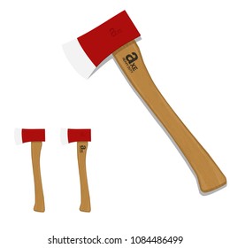 An Isolated axe on transparent background. There are marking axe and without marking axe in this collection

