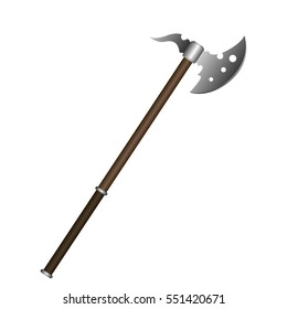 Isolated axe on a white background, Vector illustration