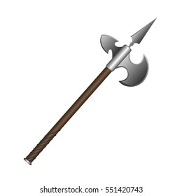 Isolated axe on a white background, Vector illustration
