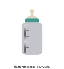 Isolated baby bottle design