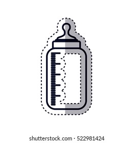 Isolated baby bottle design
