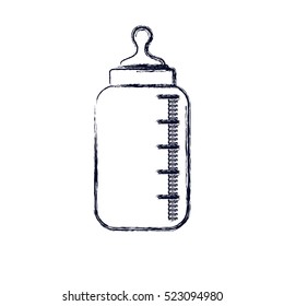 Isolated baby bottle design