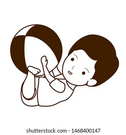 Isolated baby boy design vector illustration