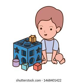 Isolated baby boy design vector illustration