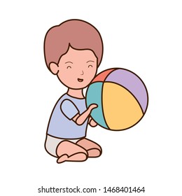 Isolated baby boy design vector illustration