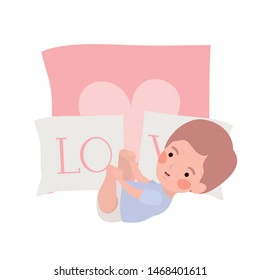 Isolated baby boy design vector illustration