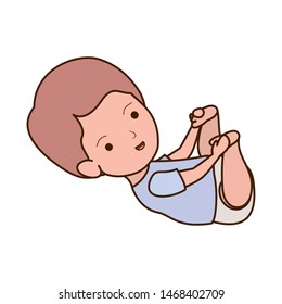 Isolated baby boy design vector illustration