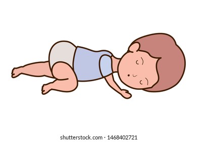 Isolated baby boy design vector illustration