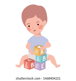 Isolated baby boy design vector illustration
