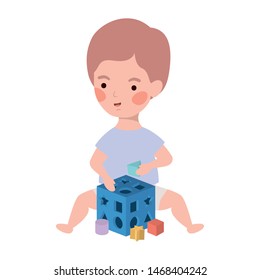Isolated baby boy design vector illustration