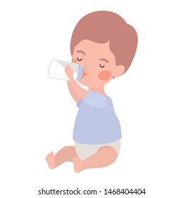 Isolated baby boy design vector illustration
