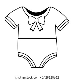 Isolated baby cloth design vector illustration