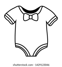 Isolated baby cloth design vector illustration