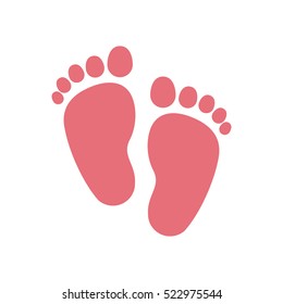 Baby feet image Stock SVG