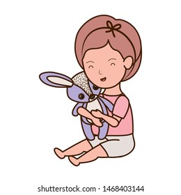 Isolated baby girl design vector illustration