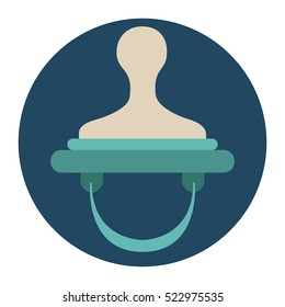 Isolated baby pacifier design