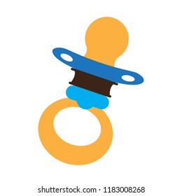 Isolated baby pacifier icon