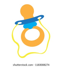 Isolated baby pacifier icon