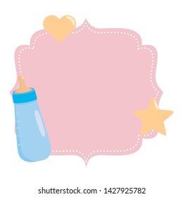 Isolated baby shower symbol design