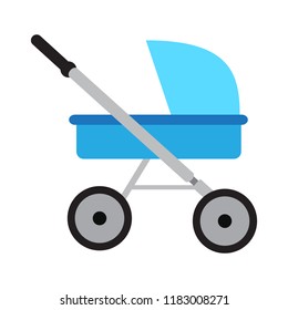 Isolated baby stroller icon