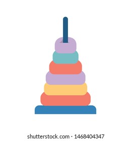 Isolated baby toy design vector illustration