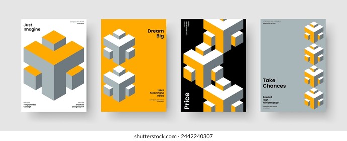 Isolated Background Design. Geometric Banner Layout. Creative Poster Template. Flyer. Brochure. Report. Business Presentation. Book Cover. Magazine. Catalog. Handbill. Advertising. Newsletter