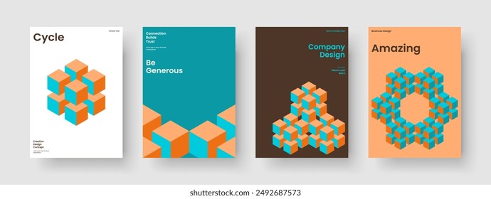 Diseño de fondo aislado. Diseño de informe moderno. Plantilla de folleto geométrico. Anuncio. Presentación empresarial. Volante. Portada del libro. Cartel. Prospecto. Boletín informativo. Identidad de marca. Catálogo. Revista