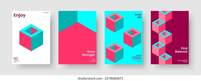 Isolated Background Layout. Creative Business Presentation Template. Geometric Report Design. Flyer. Poster. Book Cover. Brochure. Banner. Brand Identity. Handbill. Leaflet. Pamphlet. Catalog