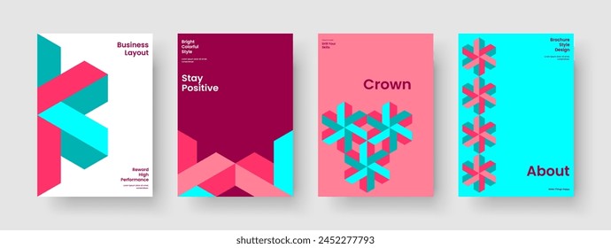 Isolated Background Template. Geometric Report Layout. Creative Poster Design. Banner. Brochure. Business Presentation. Book Cover. Flyer. Pamphlet. Brand Identity. Magazine. Advertising. Notebook