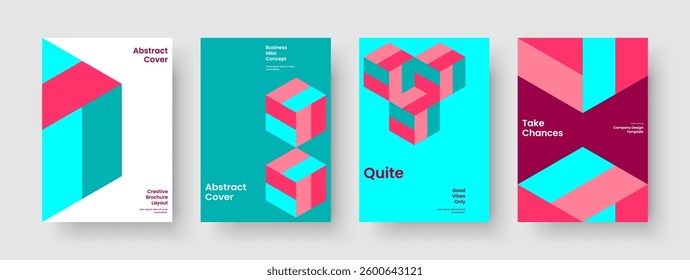 Isolated Background Template. Modern Brochure Layout. Geometric Business Presentation Design. Report. Flyer. Poster. Book Cover. Banner. Brand Identity. Leaflet. Handbill. Pamphlet. Advertising