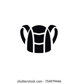Isolated Backpack Icon. Luggage Vector Element Can Be Used For Backpack, Bag, Baggage Design Concept.