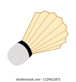 Isolated badminton shuttlecock icon