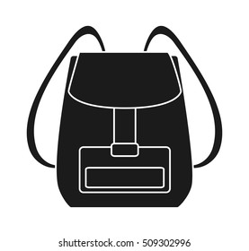 Isolated bag of baggage concept