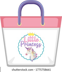 Isolated bag on white background illustration