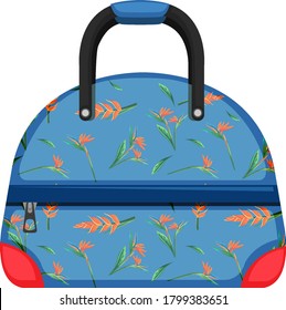 Isolated bag on white background illustration